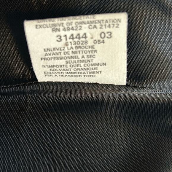 Vintage 80s Jessica McClintock Gunne Sax Black Strapless Mini Dress 7/8 - Picture 10 of 11